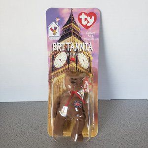 Ty Beanie Babie McDonald's International Bear Britannia